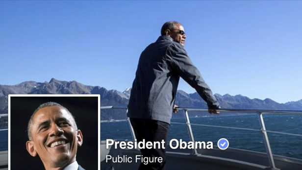 Obamas offizielle Facebook-Seite