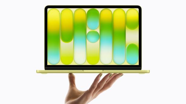 Apple MacBook Neo in Gelb