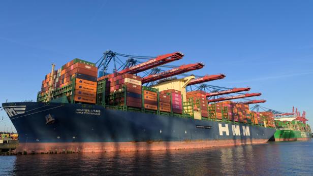 Hyundai-Containershiff (Symbolbild)