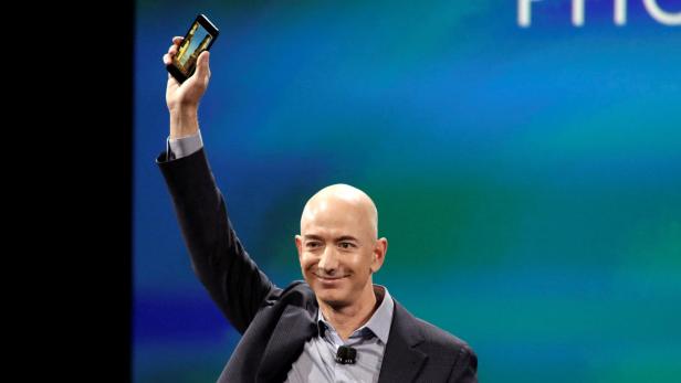Jeff Bezos präsentierte am 18. Juni 2014 das Fire Phone