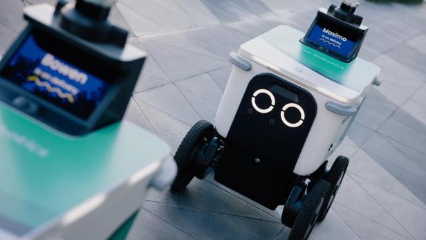 Die Lieferroboter von Serve Robotics sind in den USA unterwegs