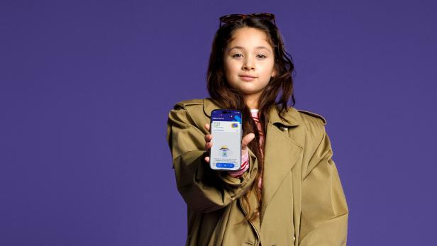 "George Junior" auf dem Smartphone