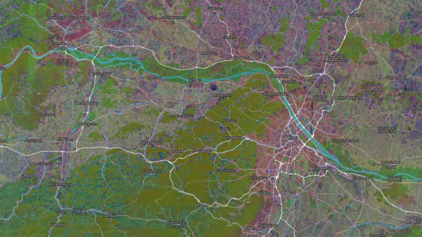 So sieht Wien über die Tessera-Website aus