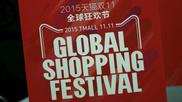 Alibaba hat am 11.11. ein &quot;global shopping festival&quot; ausgerufen