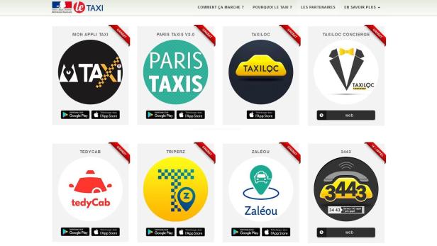 Die französische Plattform Le.Taxi bietet Taxi-Apps als Uber-Alternative an