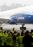 Boeing stages the first flight of its 777X plane in Seattle