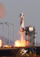 US-BLUE-ORIGIN-LAUNCHES-THIRD-MANNED-MISSION-FROM-WEST-TEXAS