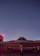 The B-21 Raider, a new high-tech stealth bomber developed for the U.S. Air Force