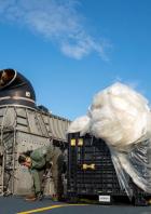 U.S. Navy participates in recovery of balloon shot down off the coast of South Carolina