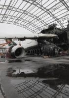 The world's largest plane Antonov An-225 Mriya that was destroyed during the Russian invasion