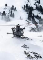 Östereichischer AW169 bei einem Testflug im Hochgebirge