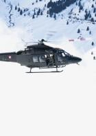 Östereichischer AW169 bei einem Testflug im Hochgebirge