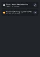 Übersicht in der NotebookLM App. Zu sehen sind alle angelegten Notebooks