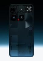 Das „Nothing Phone 3“ mit seinem transparenten Design und LED-Leuchten auf der Rückseite.