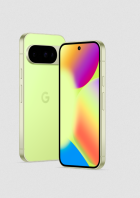 Das Google Pixel 10 Smartphone in hellgrüner Farbe wird dargestellt.