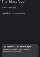 Composer für Einträge in der Journal App.