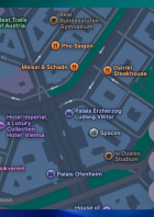 Dashboard in Car Play Connect mit Carplay-ähnlichen Kacheln zu Navigation und Musik