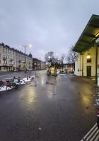 U-Bahn-Station in der Dämmerung