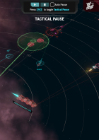 Die zivilen Schiffe vor dem Gunstar müssen mit der Fighter-Flotte beschützt werden