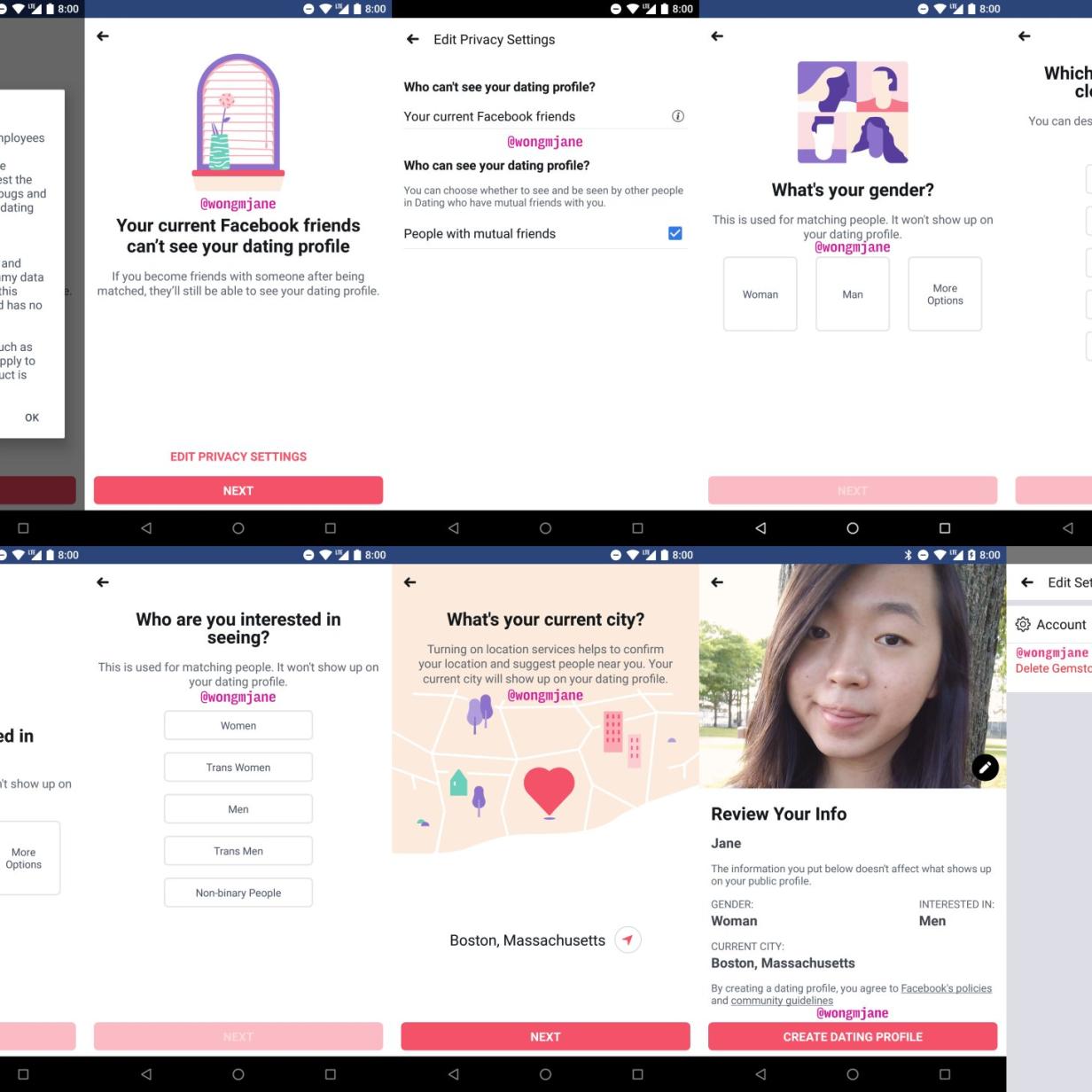 Facebook lässt Mitarbeiter die neue Dating-Funktion testen