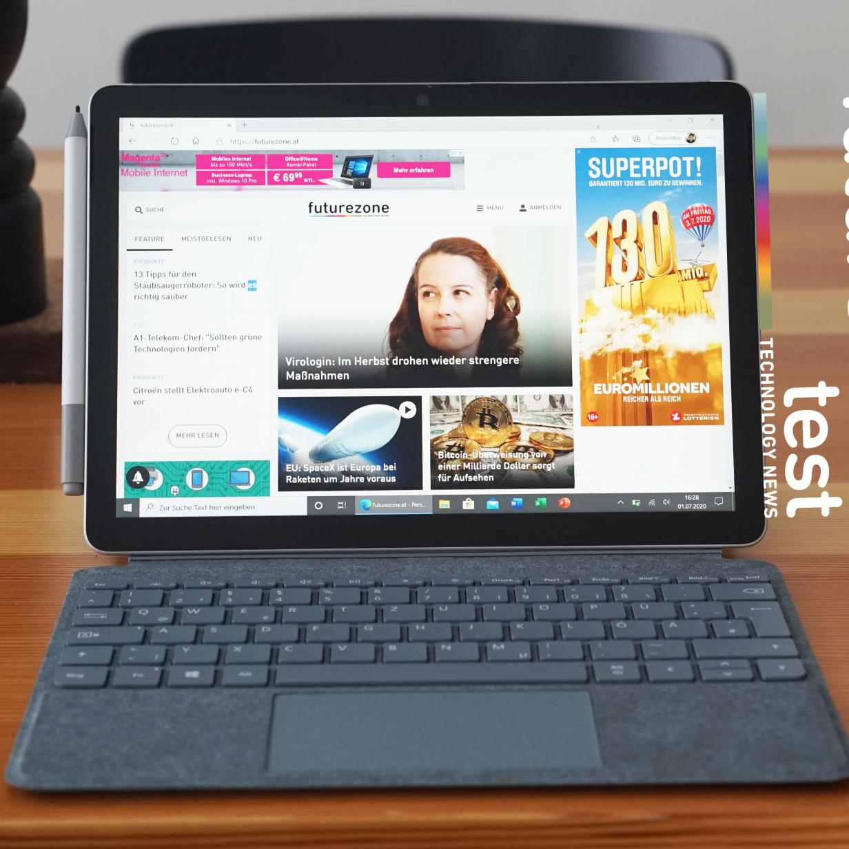 Microsoft Surface Go 2 im Test: Wieder hängen geblieben