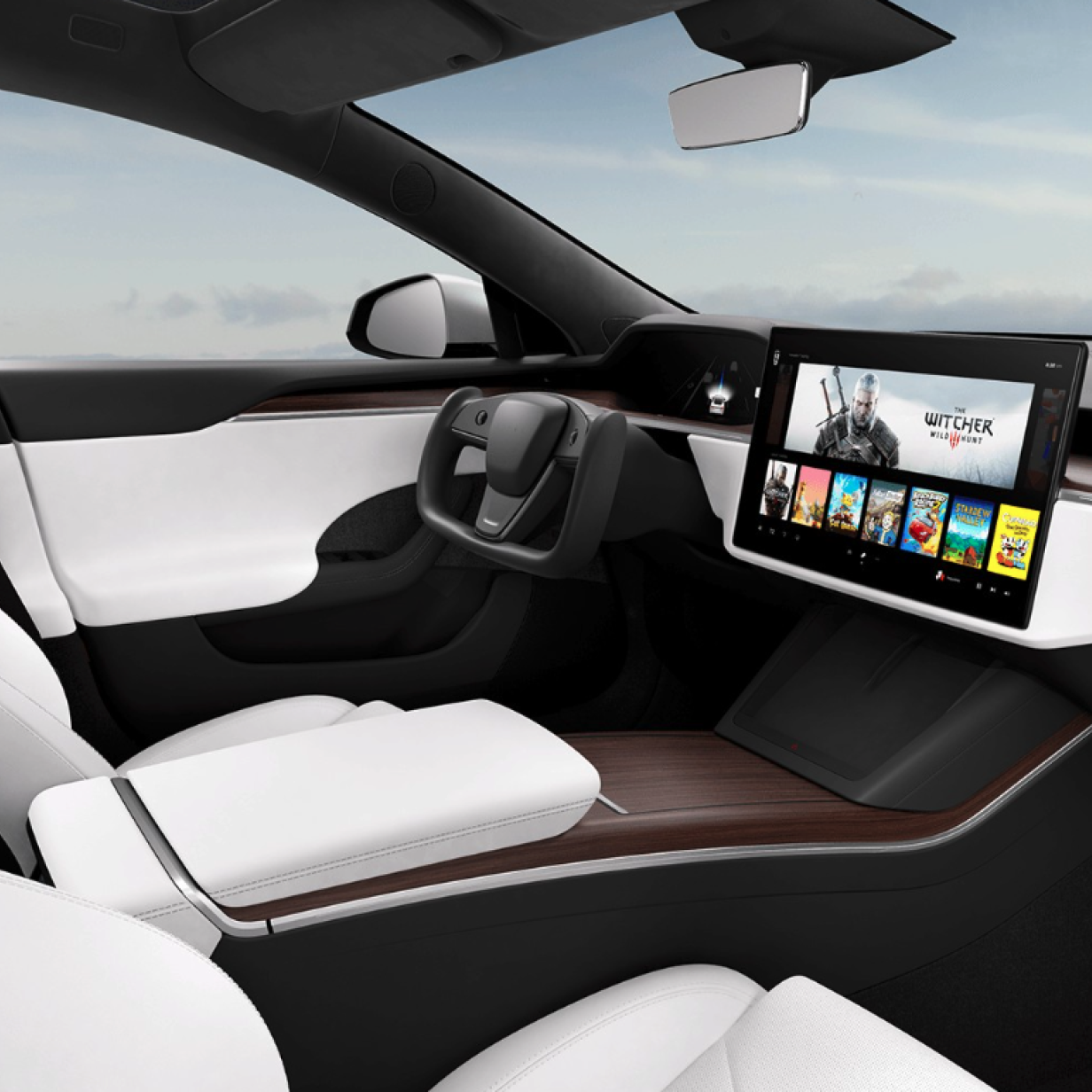 Bildschirm neigt sich in Tesla Model S und Model X