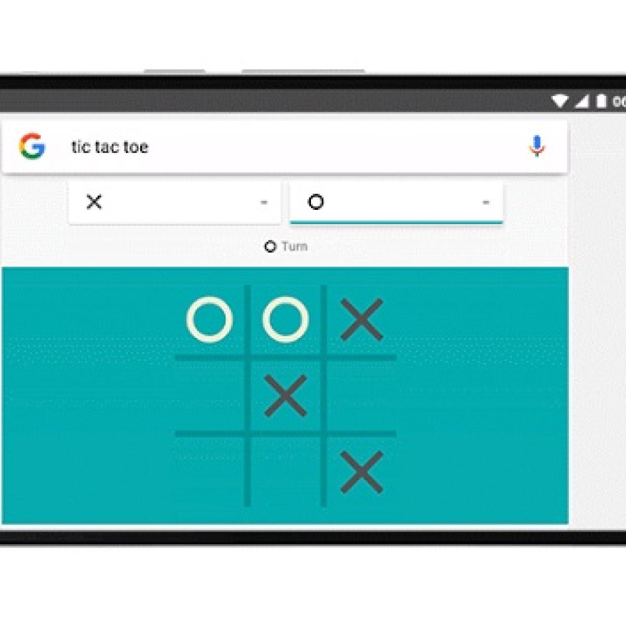 Google lässt Solitaire und Tic-Tac-Toe in der Suchmaschine