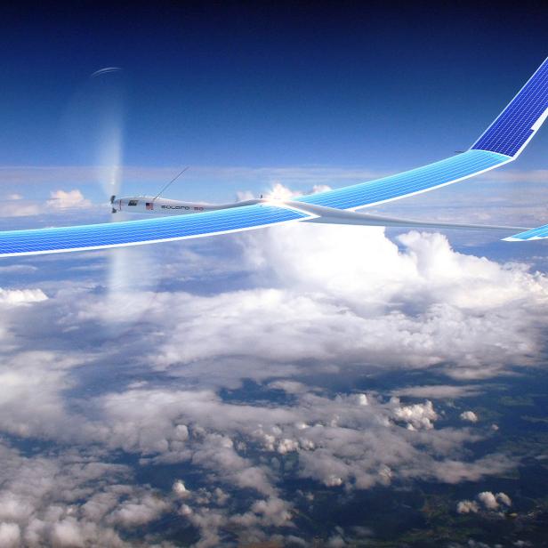 Eine solarbetriebene Drohne von Titan Aerospace