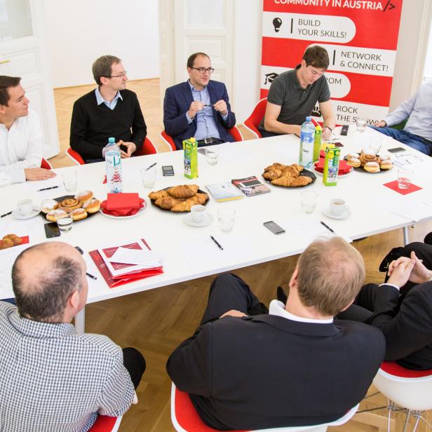 CTO-Roundtable bei Vienna Digital, dem Veranstalter der WeAreDevelopers Conference