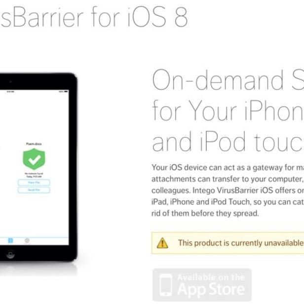 VirusBarrier for iOS und andere Antiviren-Apps wurden von Apple aus dem App Store entfernt