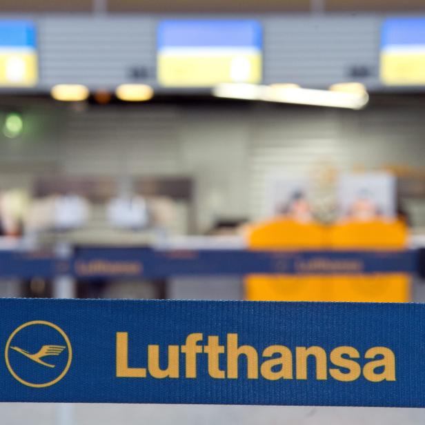 Lufthansa-Schalter: Aktien der AUA-Mutter verzeichneten einen Verlust.