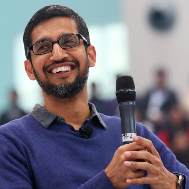 Sundar Pichai startet seine erste Tour durch Europa als Google-Chef