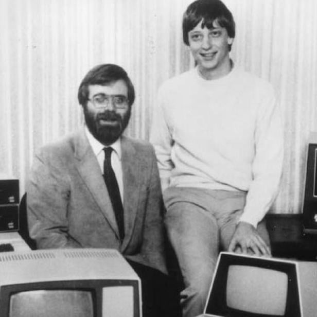 Bill Gates und Paul Allen gründeten Microsoft 1975