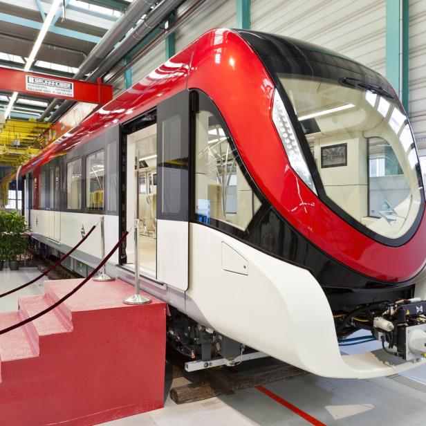 Der neue Inspiro-Zug von Siemens für die Metro Riad