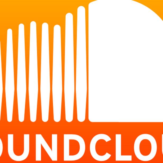 Das Logo von SoundCloud, einer Online-Audio-Distributionsplattform.