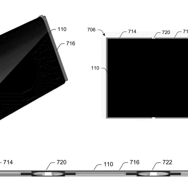 Patent für faltbares Smartphone von Microsoft