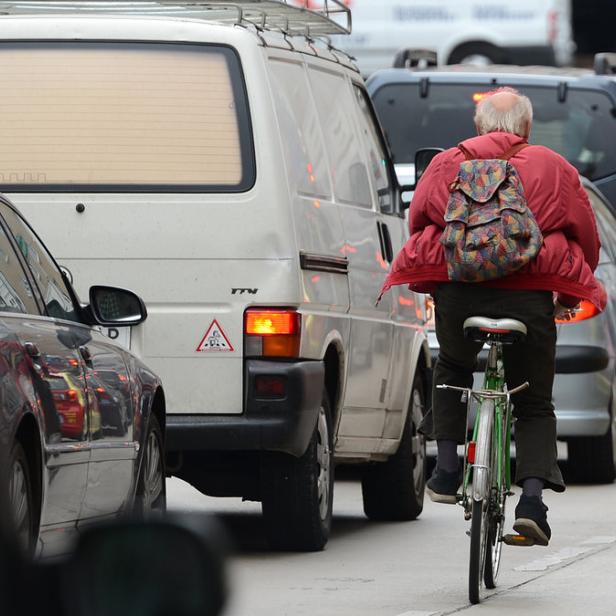 Radfahrer haben es in der Stadt oft nicht leicht