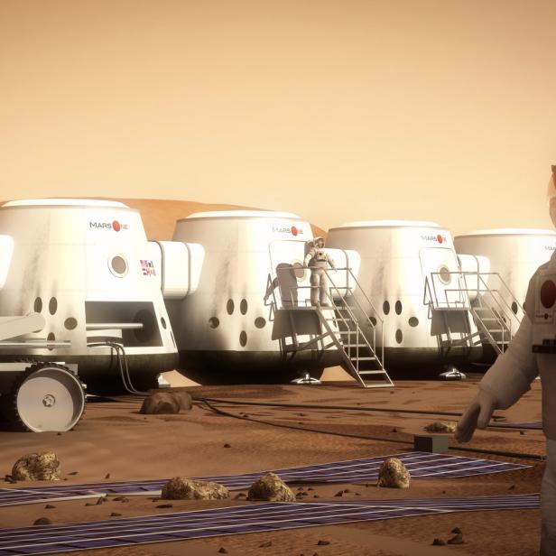 Die Vision einer Marsbasis von Mars One