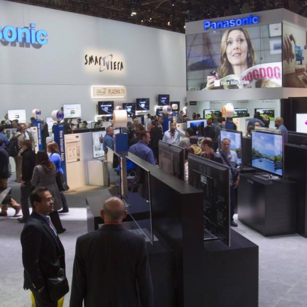 Der Panasonic-Bereich auf der CES 2013