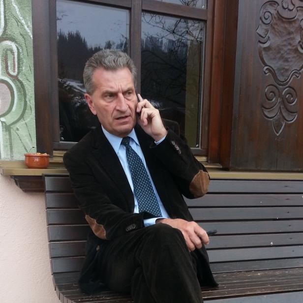 Günther Oettinger in Lech