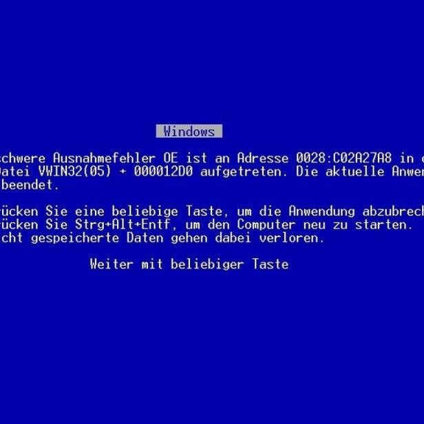 Wenn der Alptraum &quot;Bluescreen&quot; heißt