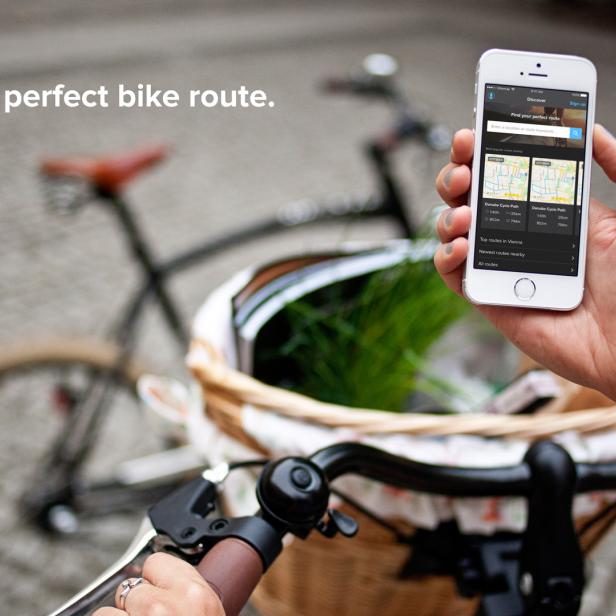 Der Fahrradroutenplaner Bikemap bietet Streckenpläne, Höhenprofile, Infos über Sehenswürdigkeiten und mehr in einer App