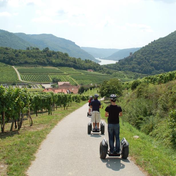 Mit dem Segway x2 erkundet man hügeliges Terrain ziemlich entspannt