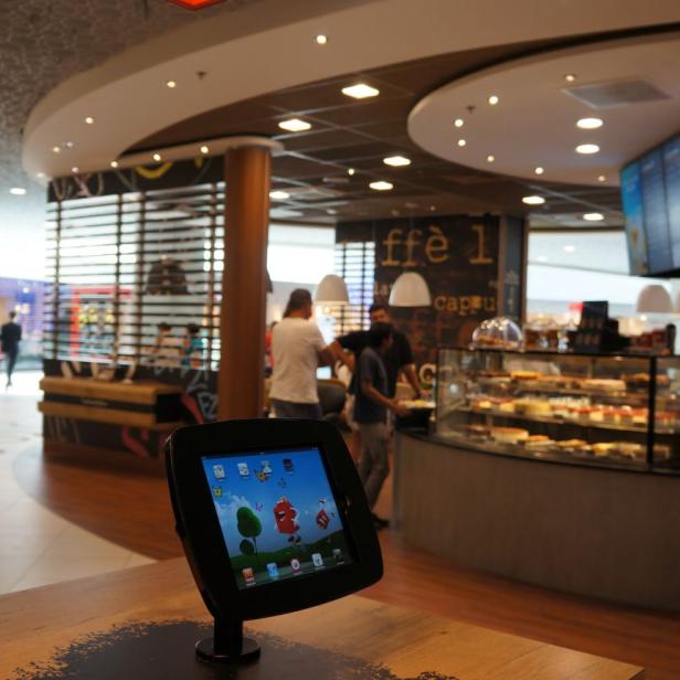 Die iPad-Lösung bei McDonalds in der Wiener Shoppingmeile &quot;The Mall&quot;