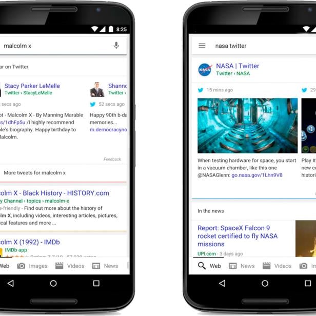 Google integriert Tweets in Suchergebnis