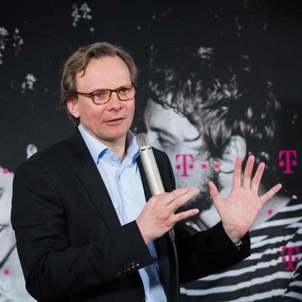 T-Mobile Austria Chef Andreas Bierwirth präsentiert Jahresergebnis