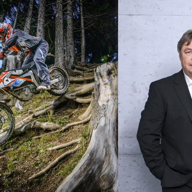 KTM COO Harald Plöckinger und die Freeride E-XC