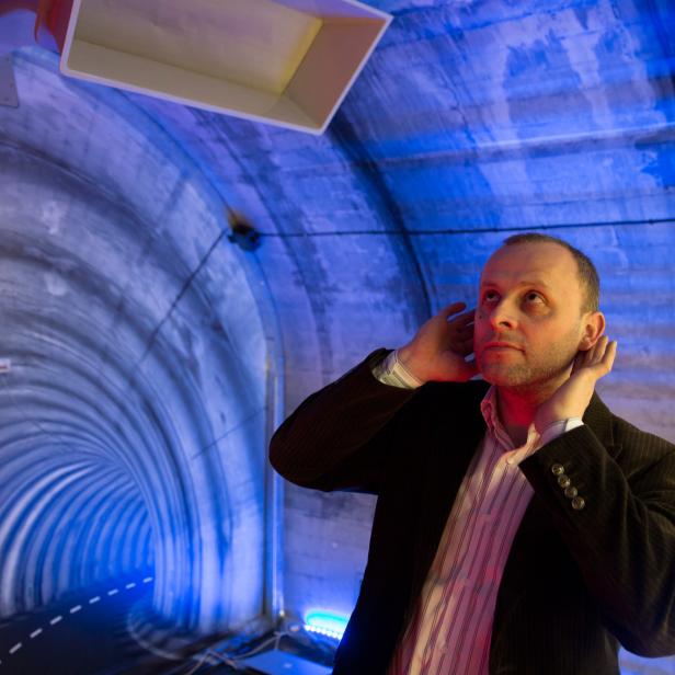 Projektentwickler Franz Graf von Joanneum Research stattet Tunnel mit intelligenten &quot;Ohren&quot; aus