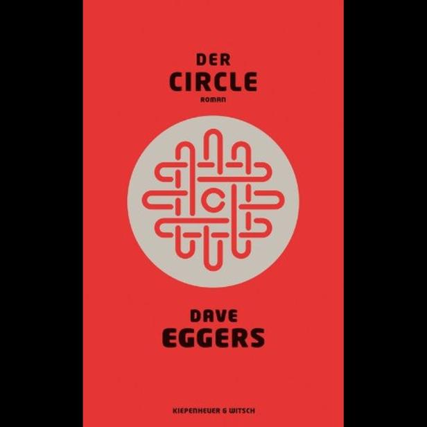 Das Cover des Romans „Der Circle“ von Dave Eggers mit einem abstrakten Kreismuster.