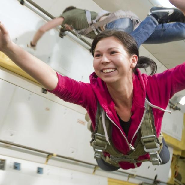 Schwerelosigkeit Zero G Parabelflug Astronautentraining schwerelos